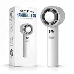One94Store Portable Hand Fan | 1800mAh Rechargeable Battery | Digital ...