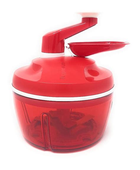Buy New Tupperware Quick Chef Food Processor, New Color, Sheer Red ...