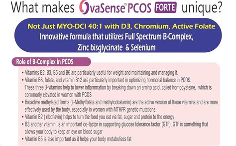 Buy Trexgen® OvaSense-PCOS Forte Synergistic Myo-inositol& D-Chiro ...