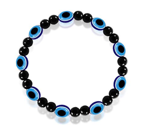 Buy Utkarsh Unisex Stretchable Elastic 6mm Black Round Moti Pearl Beads ...