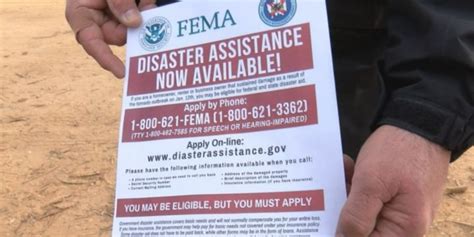 FEMA officials announce information on applying for assistance due to ...