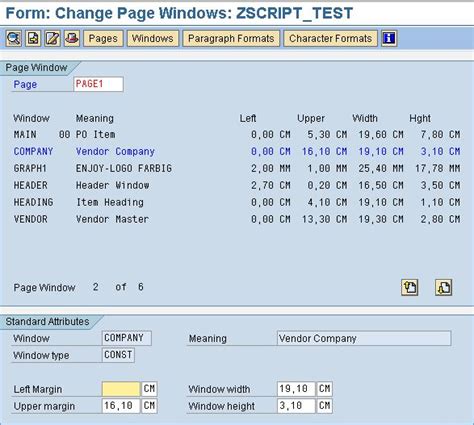 How to Create a Window in SAP Script 的图像结果