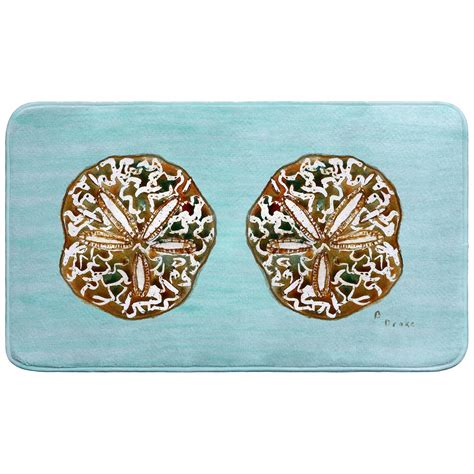 Bungalow Rose Betsy's Sand Dollar Bath Mat | Wayfair