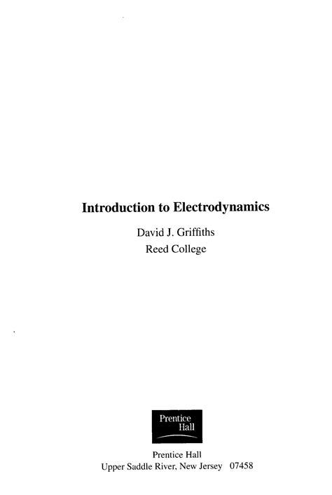 Introduction To Electrodynamics 的图像结果