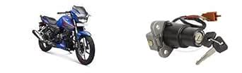 WHEEL DRIVE IGNITION LOCK SWITCH compatible FOR Tvs Apache Rtr 160 Bs6 ...