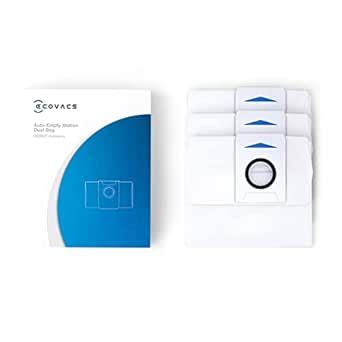 ECOVACS New Disposable Dust Bag for DEEBOT T20 Omni, X1 Omni and T10 ...