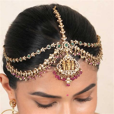 Prinisha Victorian Maangtikka – The Amethyst Store