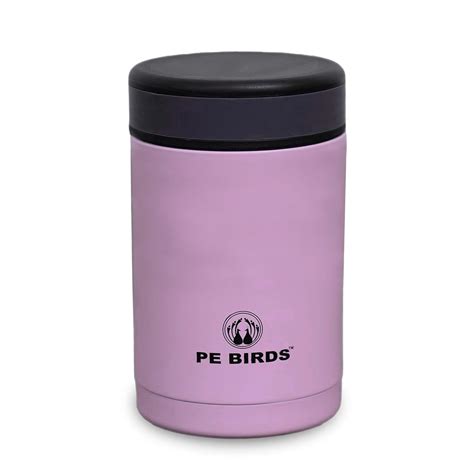 PEBirds Stainless Steel Vacuum Insulated Food Jar 500ml | Sambar and ...