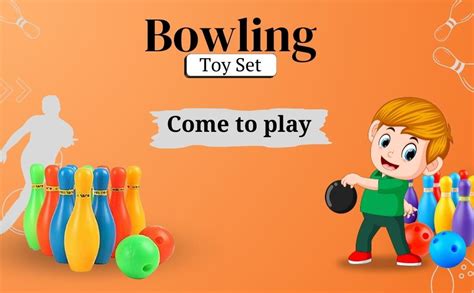BKDT Marketing Bowling Toy Set with 10 Bottles and 2 Balls Game for ...