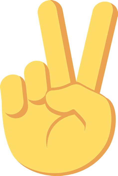 Picture Royalty Free Stock File Emojione C Svg Wikimedia - Peace Sign ...