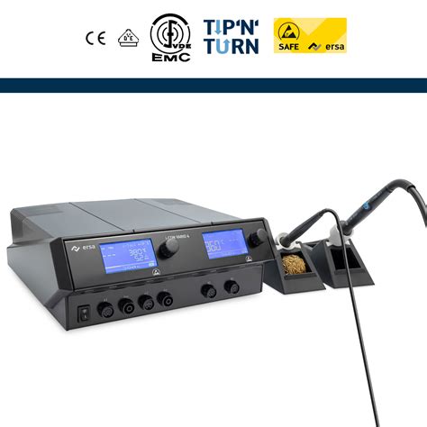 ERSA VARIO 4 MK2 ESD 4 Kanal Löt-& Heissluftstation mit Vakuum, i-TOOL ...