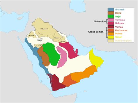 Arabian Desert Location On Map