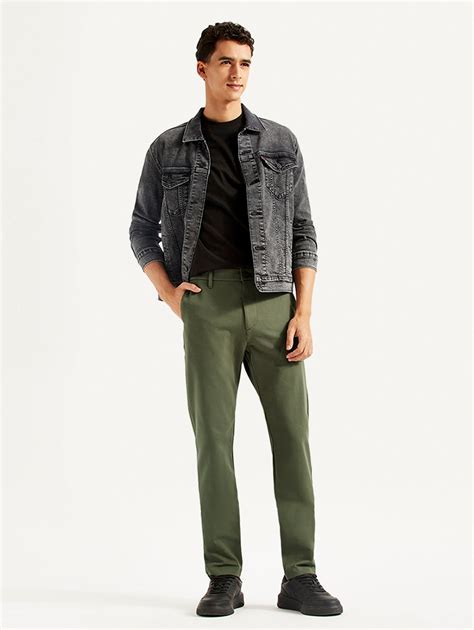 Men's Olive Slim Fit Tech Pant Chinos – Levis India Store