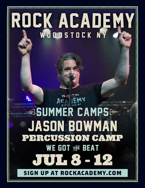 PERCUSSION CAMP with JASON BOWMAN Rock Academy Summver Camps 2024, The ...