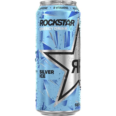 Rockstar Silver Ice 500ml | Woolworths