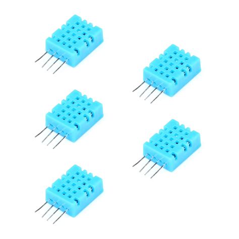 JESSINIE 5Pcs DHT11 Digital Temperature and Humidity Sensor Module ...