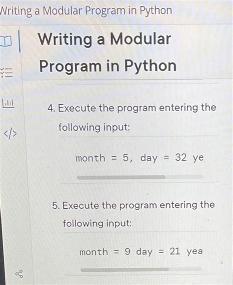 Writing a Modular Program in Python 的图像结果