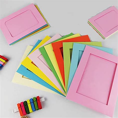 The Art Bundle 30 PACK Paper Photo Frame 5.5x4, Photo Frame Set ...