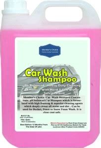 Member's Choice Car Wash Shampoo 5 Litre With Ph Balance And Colour ...