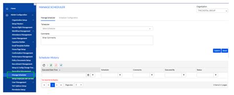 Manage Scheduler