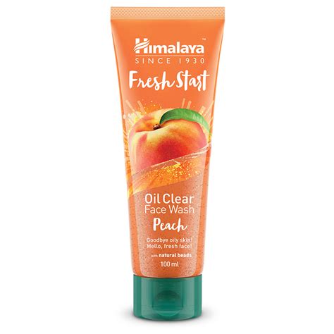 Fresh Start Oil Clear Face Wash - Peach 100ml – Himalaya Wellness ...