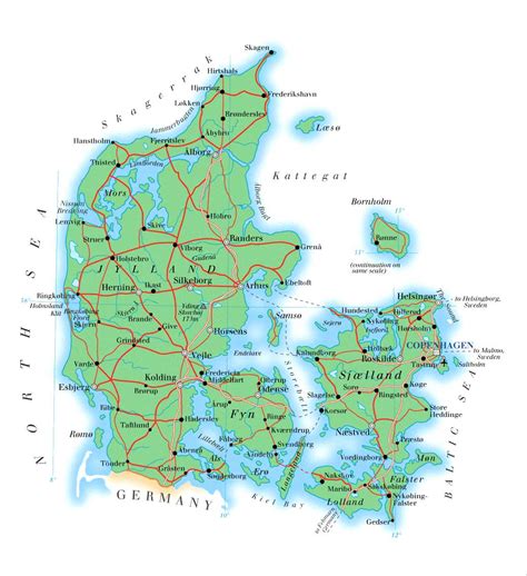 Maps of Denmark | Map Library | Maps of the World