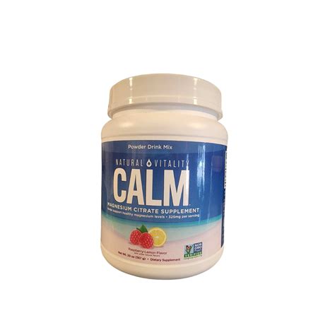 Natural Vitality CALM® Magnesium Powder, Raspberry-Lemon 20oz - Anoka ...