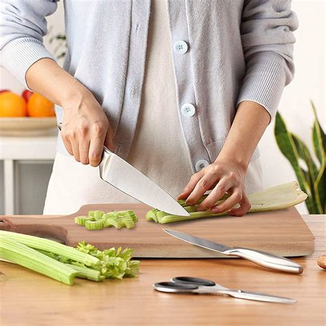 Buy Acacia Wood Cutting Board with Handle Wooden Charcuterie Board ...