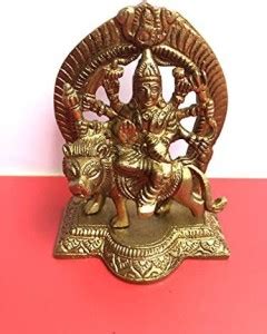 EasyConnect Brass Statue/Idol of Goddess Durga Maa Decorative Showpiece ...