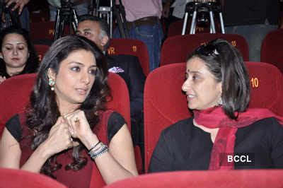 Tabu and Manish Koirala during the press meet of the movie 'Life Of Pi ...