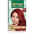 Buy Streax Cream Hair Color for Unisex, 120ml - 0.6 Flame Red (Pack of ...