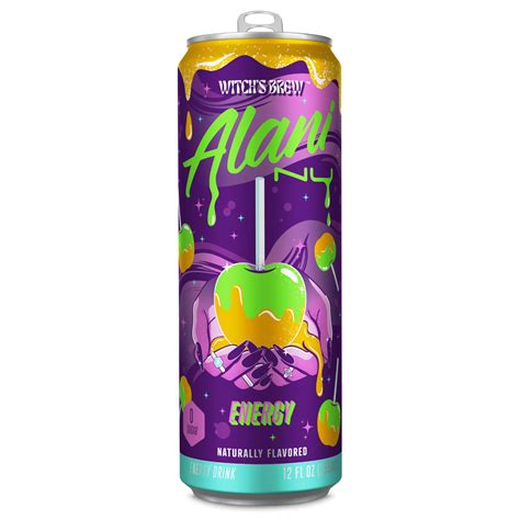 Alani Nu Energy Drink, 200mg Caffeine, Witch's Brew Flavor, 12 Oz Cans ...