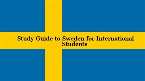 Student Guide to Sweden - Admissions, Requirements, Cost, Timeline
