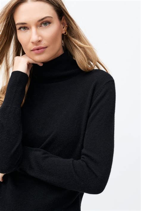 Dylan b 100% cashmere sweater black woman