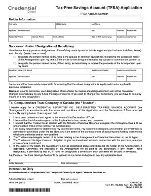 Fillable Online Dear Investor, Thank you for applying for a Credential ...