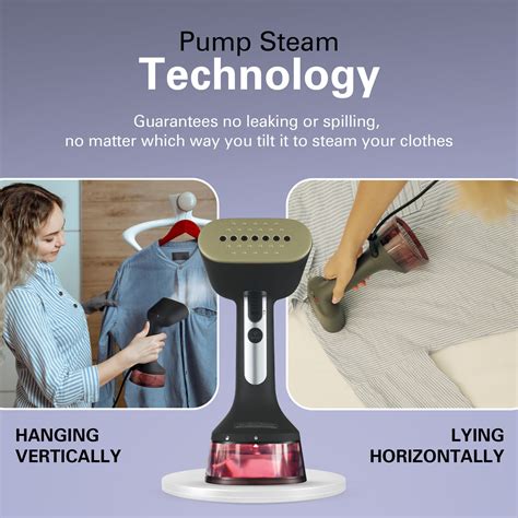 Professional Garment Steamer, Steam Iron for Clothes, Free Adapter ...