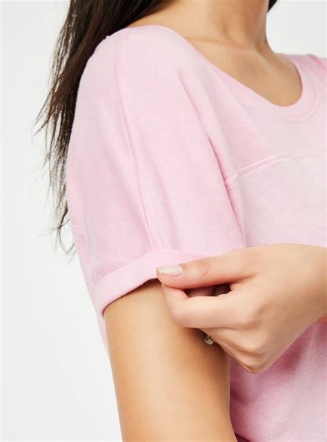 Buy Women Colourblocked T-shirt Online at just Rs. 299.0 ...