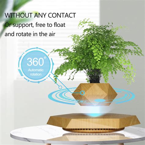 HCNT Planter Air Plant Magnetic Levitating Bonsai Floating Plant for ...