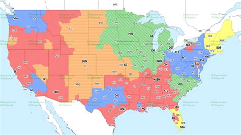 NFL TV Coverage Map Week 5: Complete Viewing Schedule for FOX, CBS, and ...