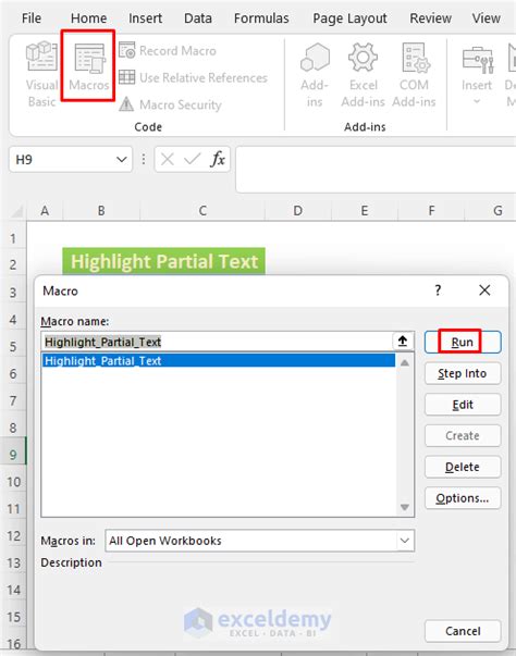 Image result for Excel Partial Highlight