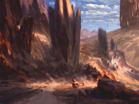 New 'Magic: The Gathering' Zendikar Rising Card Makes Rocks Fall ...