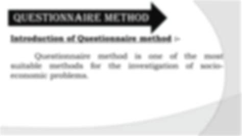 Questionnaire Method Example 的图像结果