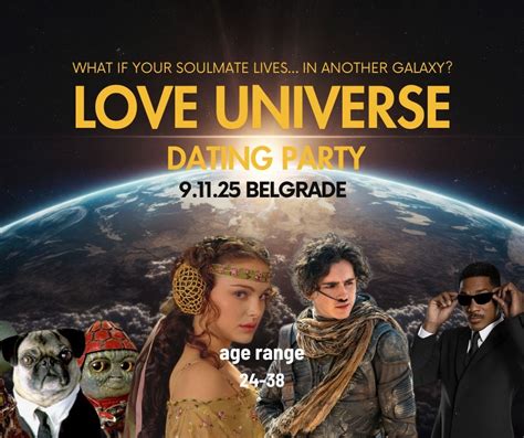 Dating Party Love Universe, Beograd Na Vodi, Belgrade, 9 November 2025 ...