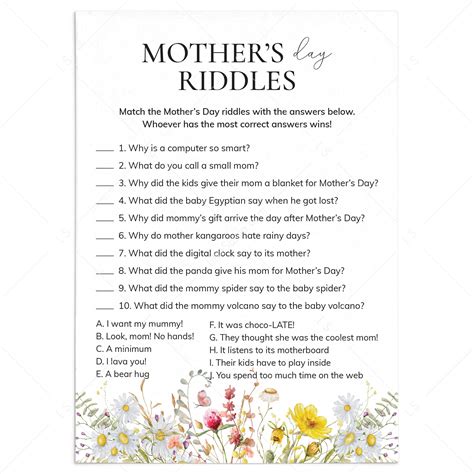 Free printable riddles for students, Download Free printable riddles ...