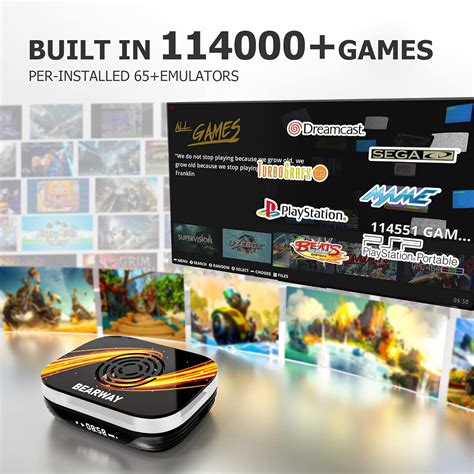 Buy Bearway Retro Game Consoles 114,000+ Games Super Console X3 Plus ...