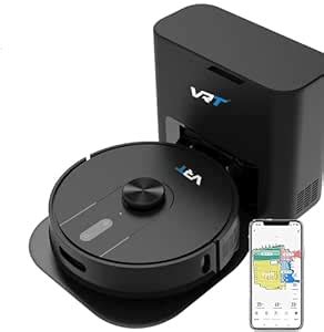 VRT MT-900 Robot Vacuum Cleaner Mop, With Automatic Dust Emptying ...