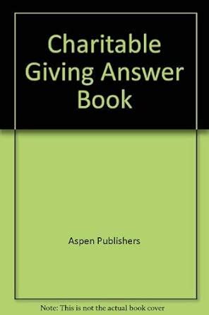 Charitable Giving Answer Book : Amazon.in: Books