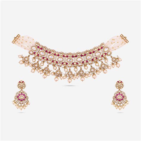 Royal Kundan Necklace | Traditional Long Kundan Necklace Set