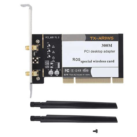 Amazon.in: Buy ASHATA PCI Network Card, Card AR9220 300M PCI Desktop PC ...