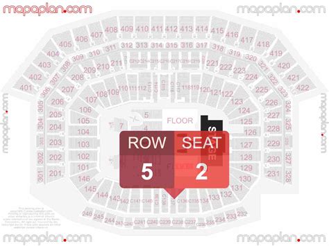 Santa Clara Levi's Stadium detailed interactive seating chart with seat ...